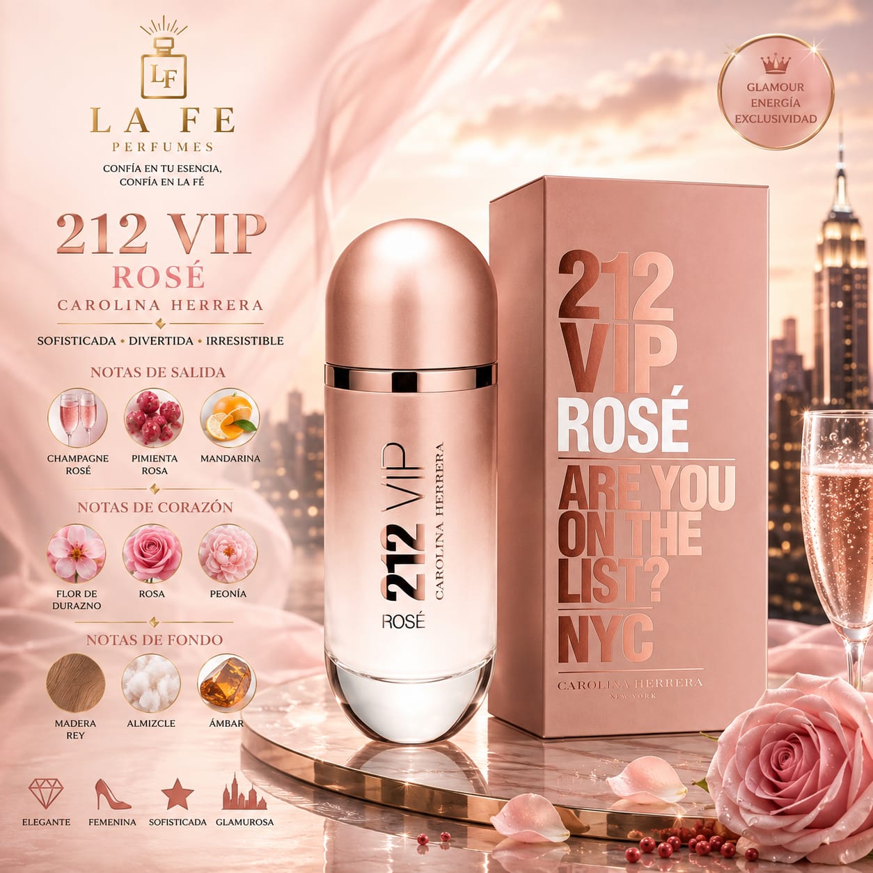 Carolina Herrera 212 VIP Rose Women 125ml EDP